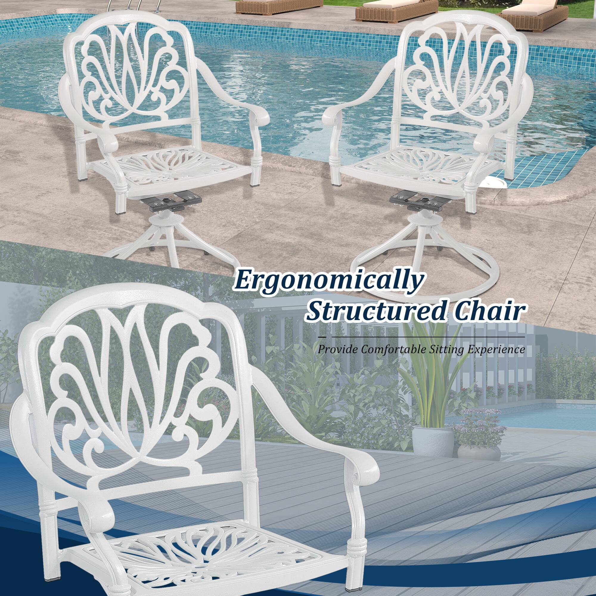 Ergonomically Structured Chair  
Provide Comfortable Sitting Experience
