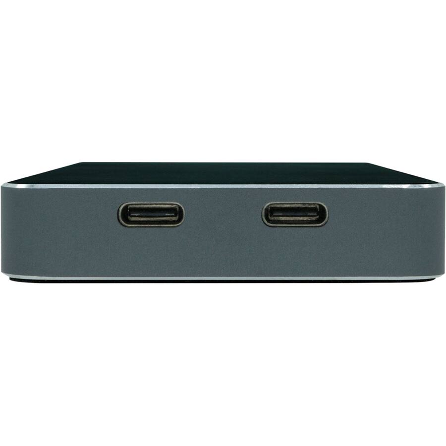 Alt View 2. Visiontek - VisionTek VT200 USB-C Portable Dock - Dual Display - 100W Power Passthrough - TB3 / USB-C Portable docking Station - VGA.