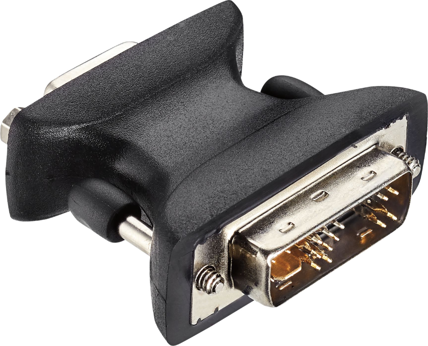 Angle View: Insignia™ - DVI-A-to-VGA Adapter - Black