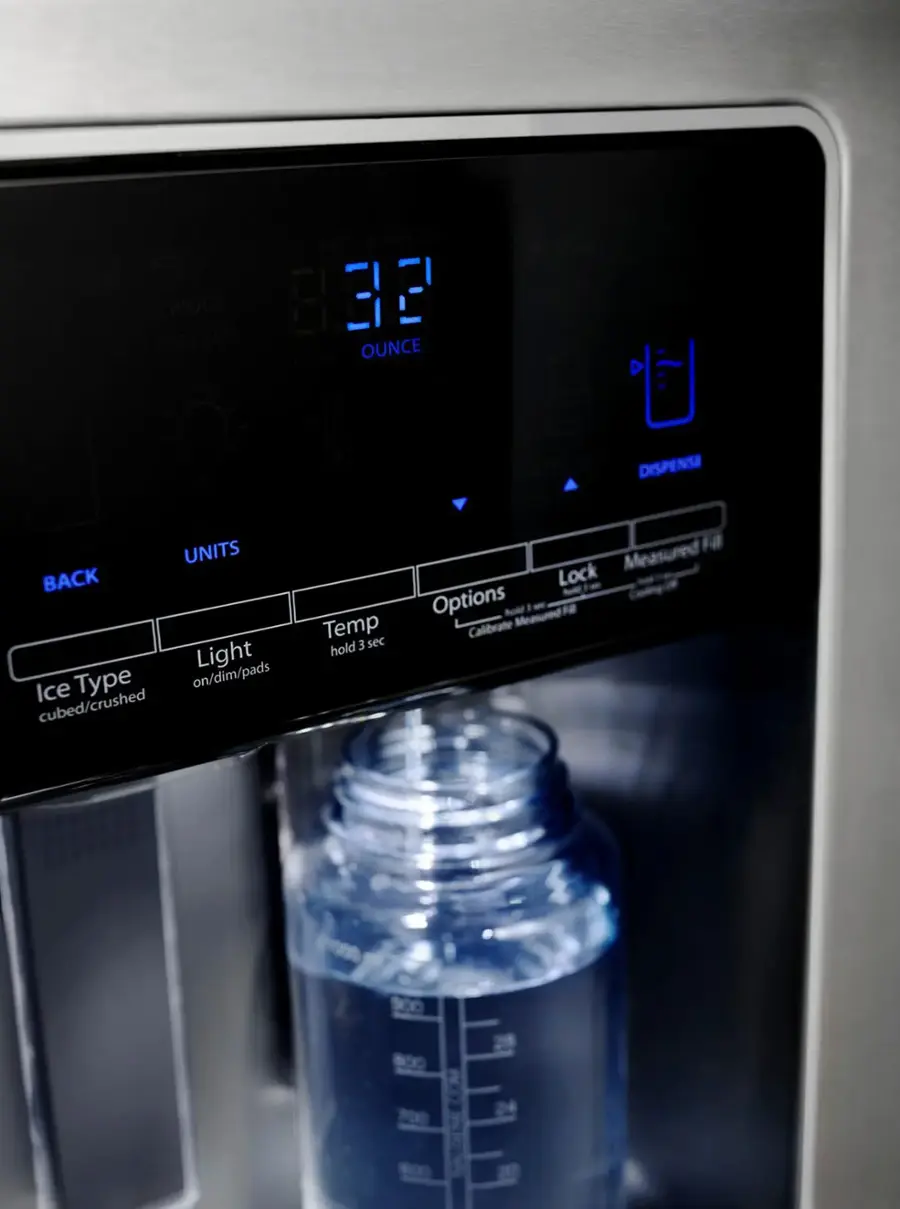 Alt View 5. Whirlpool - 28.4 Cu. Ft. Side-by-Side Refrigerator with In-Door-Ice Storage - Stainless Steel.