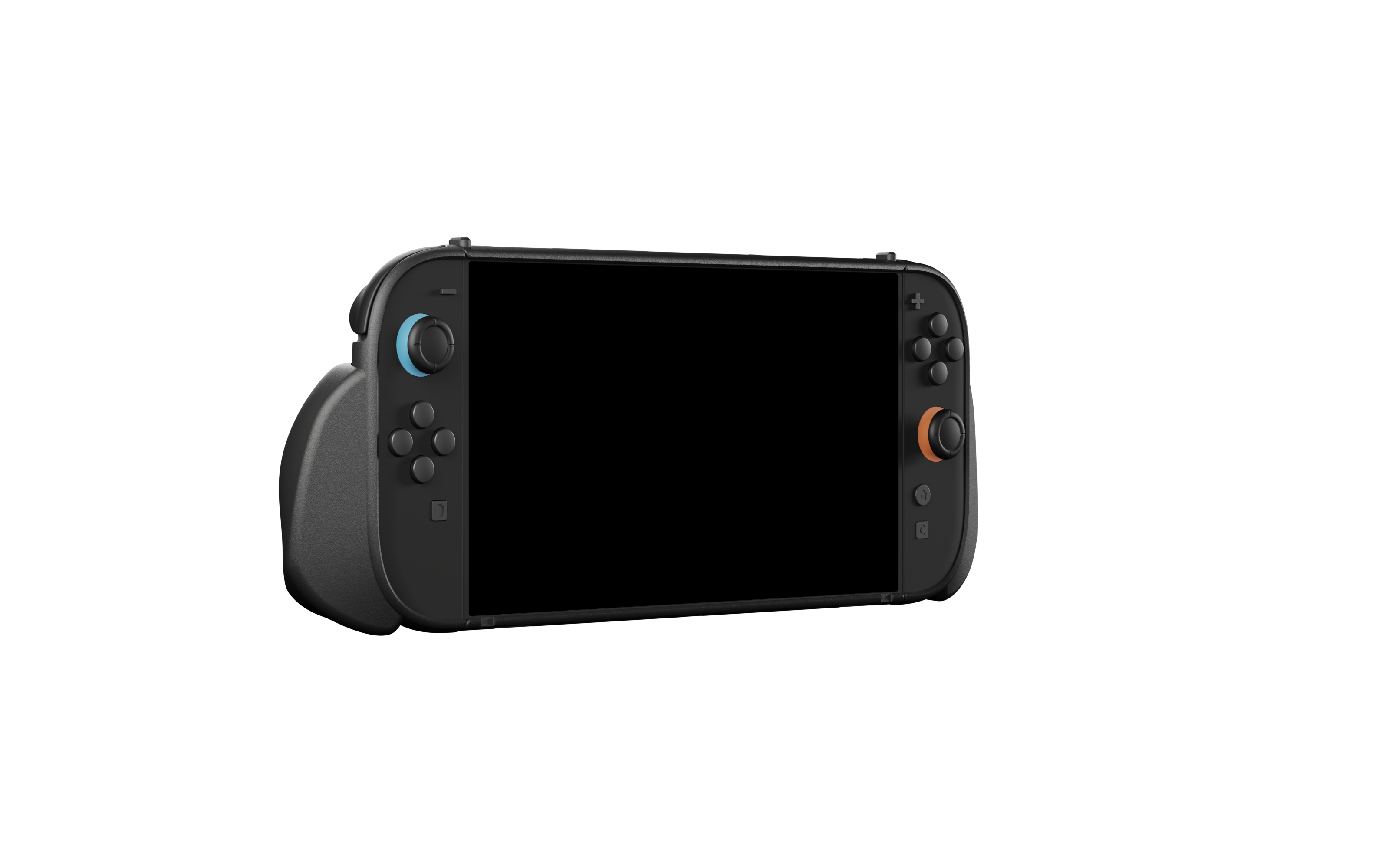 Alt View 1. Genki - Attack Vector - Modular Grip Case for the Nintendo Switch 2 - Black.