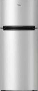 Whirlpool - 17.6 Cu. Ft. Top-Freezer Refrigerator - Fingerprint Resistant Metallic Steel - Front_Standard