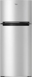 Whirlpool - 17.6 Cu. Ft. Top-Freezer  Fingerprint Resistant Refrigerator - Stainless steel - Front_Zoom