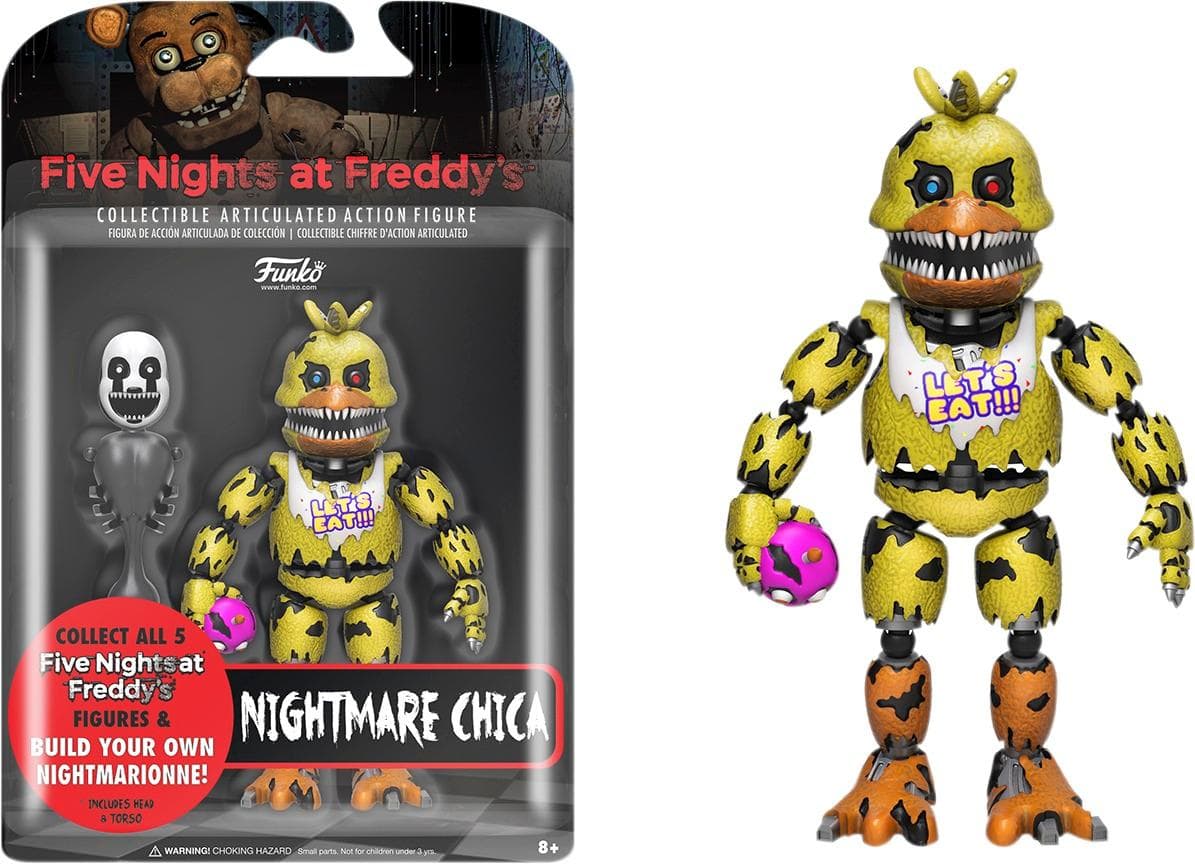 five nights at freddy's nightmare figures