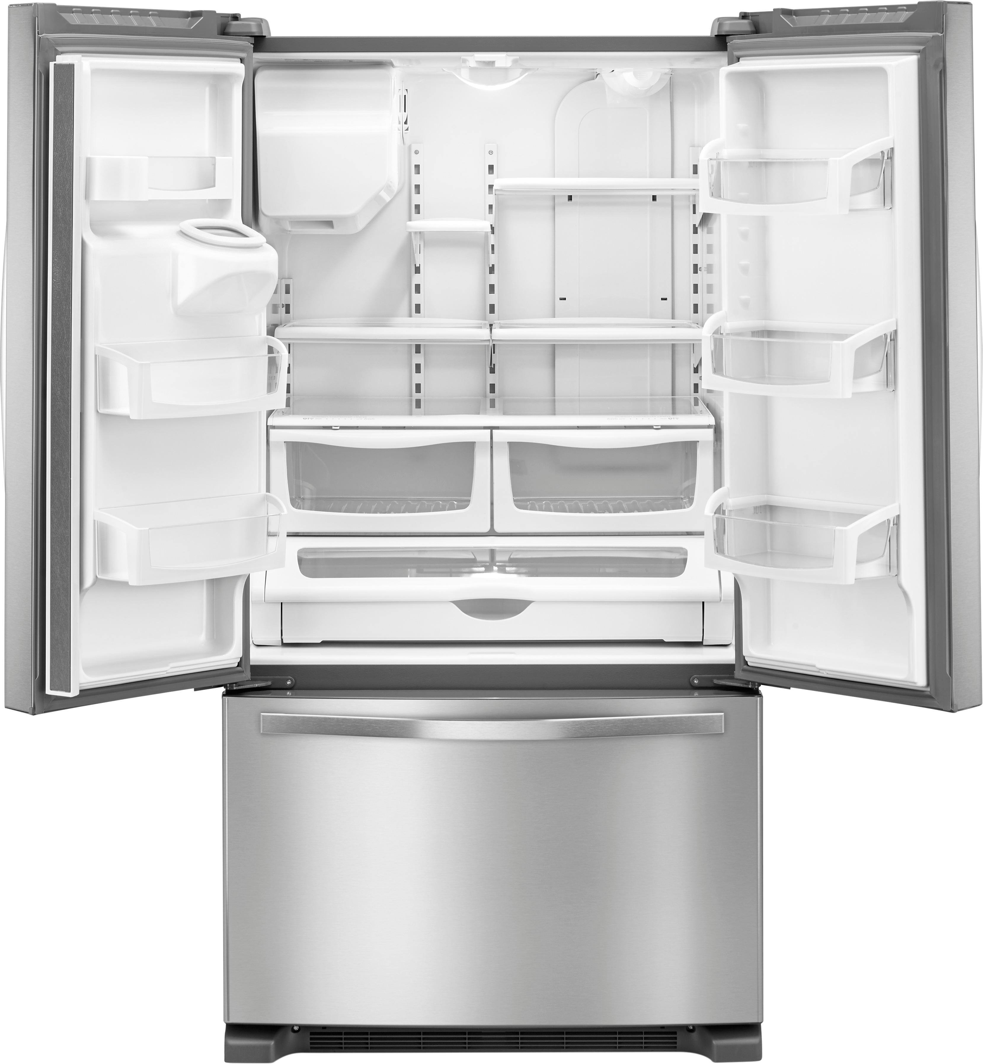 Alt View 5. Whirlpool - 24.7 Cu. Ft. French Door Refrigerator - Fingerprint Resistant Stainless Steel.