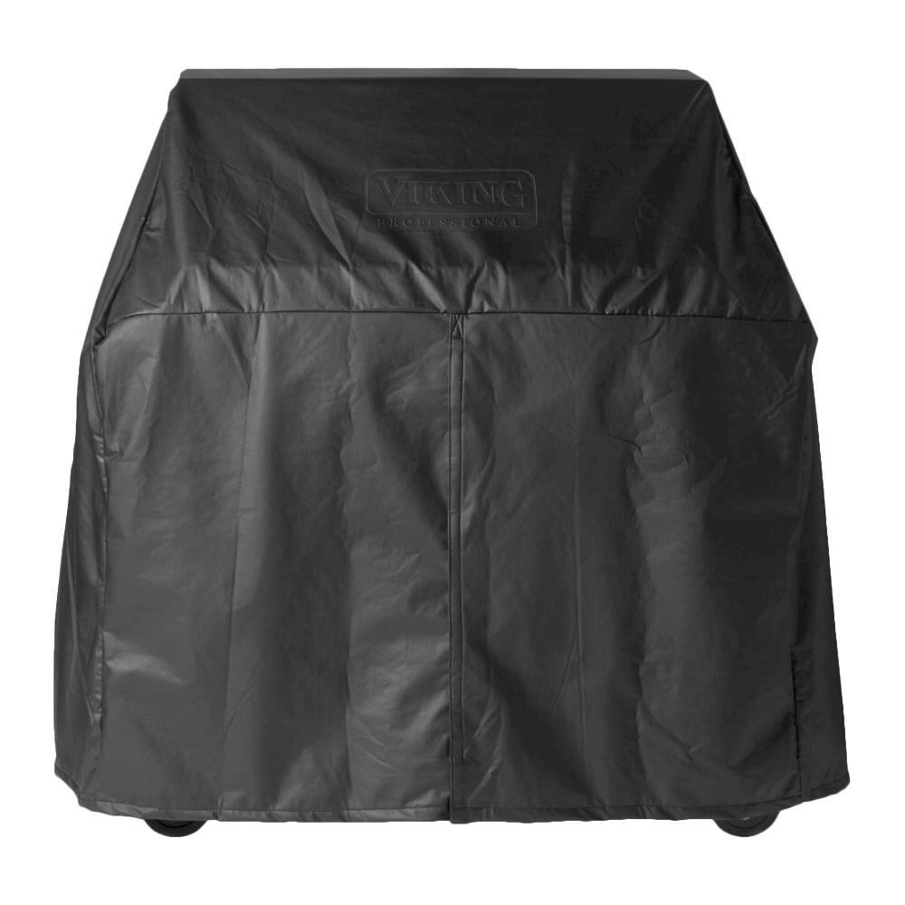 Angle. Viking - Vinyl Outdoor Cover for 54" Gas Grill on Cart - Black.