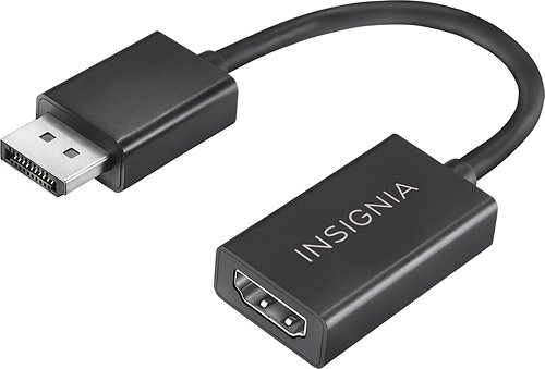 Front Zoom. Insignia™ - DisplayPort-to-HDMI Adapter - Black.