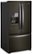 Angle Zoom. Whirlpool - 24.7 Cu. Ft. French Door Refrigerator - Fingerprint Resistant Black Stainless.