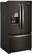 Angle. Whirlpool - 24.7 Cu. Ft. French Door Refrigerator - Black Stainless Steel.