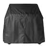 Angle. Viking - Vinyl Outdoor Cover for 42" Gas Grill on Cart - Black.