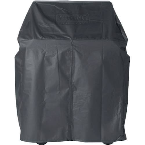 Angle. Viking - Cover for Viking 36" Grill on Cart - Black.