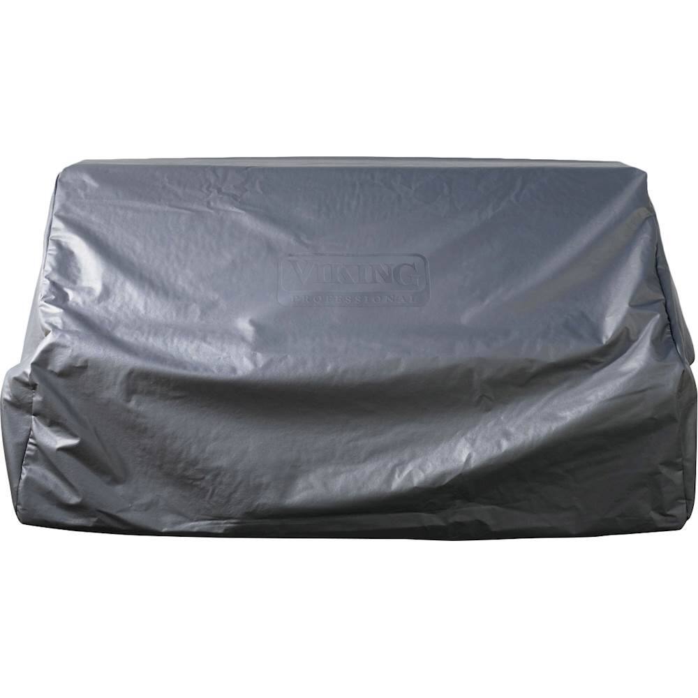 Angle. Viking - Vinyl Outdoor Cover for 54" Built-in Gas Grill - Black.