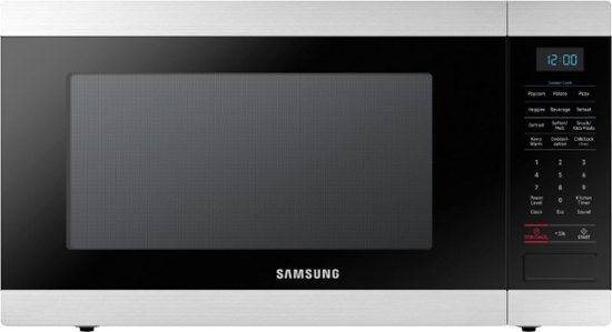 Front Zoom. Samsung - 1.9 Cu. Ft. Countertop Microwave with Sensor Cook - Stainless steel.