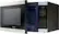 Alt View 13. Samsung - 1.9 Cu. Ft. Countertop Microwave with Sensor Cook - Stainless steel.