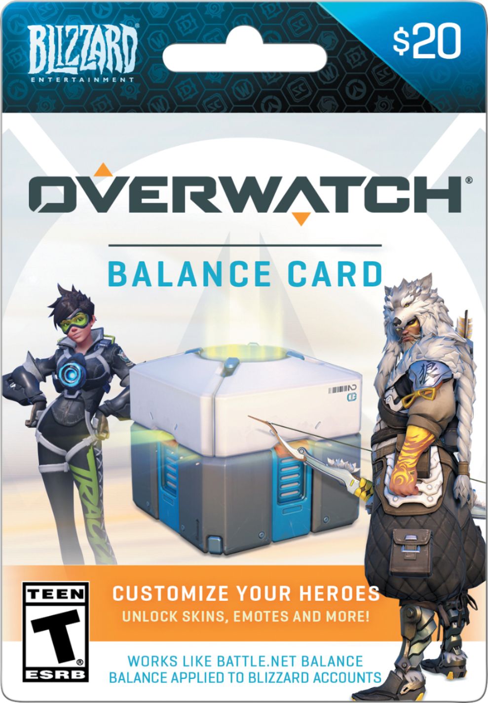 Outlook national flag Interessant Blizzard Entertainment Balance $20 Overwatch Gift Card OVERWATCH BLIZZARD  BALANCE $20 - Best Buy