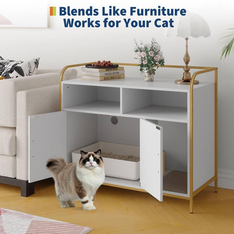 Blends Like Furniture  
Works for Your Cat