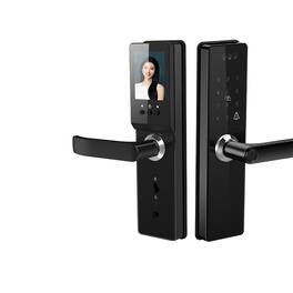 Cluzine - Aluminum Electric Door Knob Lock Tuya WiFi Smart Lock Fingerprint Card Access