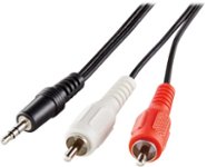 Front Zoom. Insignia™ - 6' Stereo-to-RCA Audio Cable - Black.