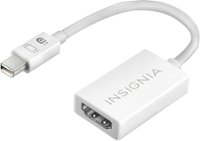 Front Zoom. Insignia™ - Mini DisplayPort-to-HDMI Adapter - White.