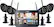 Front. Lorex - 4-Channel, 4-Camera Indoor/Outdoor Wireless Surveillance System - Black.