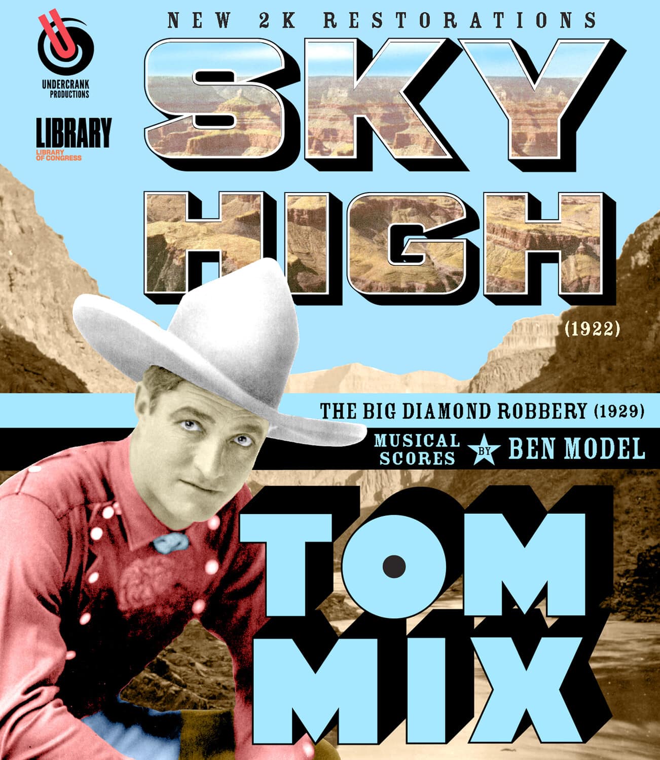 Tom Mix: Sky High / The Big Diamond Robbery  - BLU-RAY