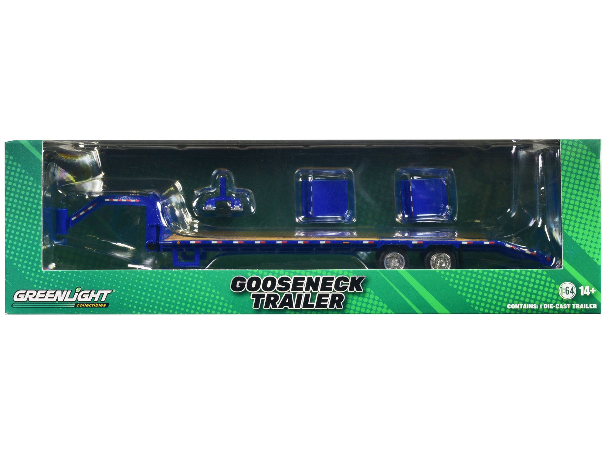 GREENLIGHT collectibles  
GOOSENECK TRAILER  
1:64  
14+  
CONTAINS: 1 DIE-CAST TRAILER