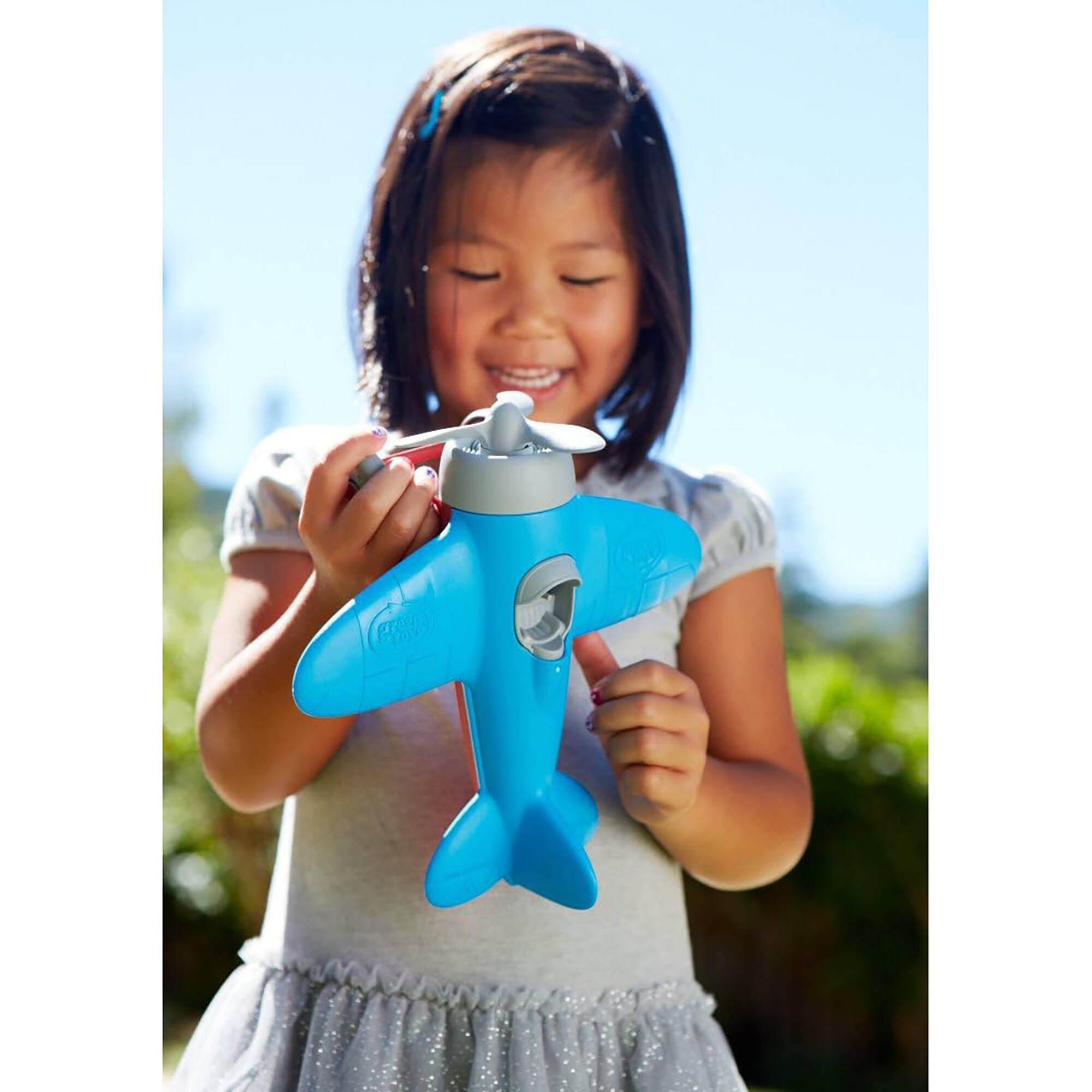 Alt View 11. Green Toys - Green Toys Pretend Play Airplane Toy, Blue - Blue.
