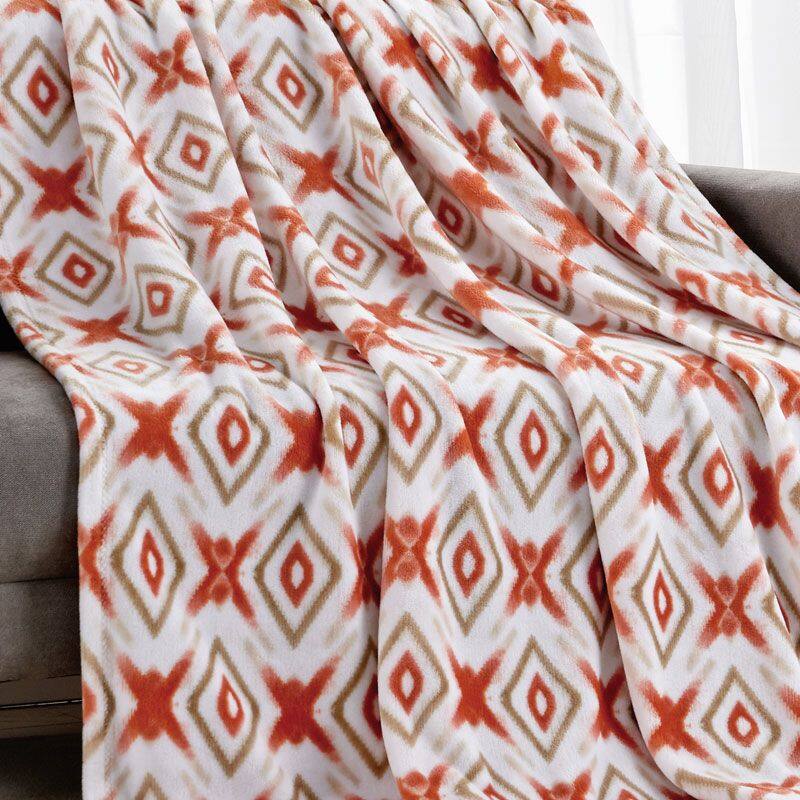 Left. Noble House - Idirs Extra Soft MicroplushThrow Blanket 50" x 70" - Idirs.