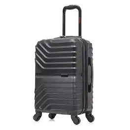 InUSA - Aurum lightweight hardside spinner luggage 20" carry-on - Black