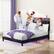 Alt View 1. Sersper - Sersper Multifunctional LED Storage Full Bed Frame with Charging Ports,Black - Black.