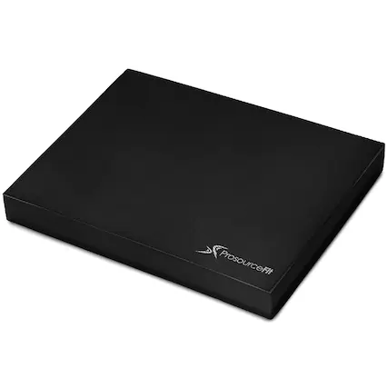 Front. ProsourceFit - ProsourceFit Exercise Balance Pad 15x18.75-in - Black.