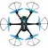 Front. GPX - Sky Rider Night Hawk Drone with Remote Controller - Blue.