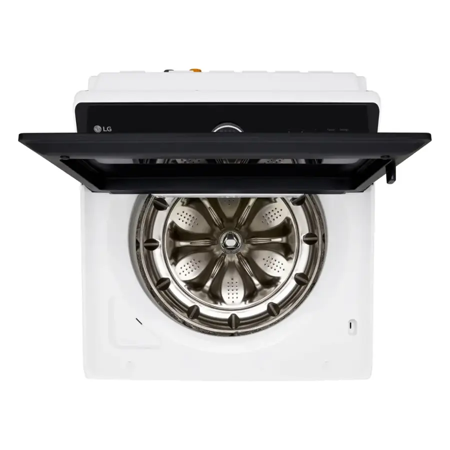 Alt View 7. LG - 5.5 Cu. Ft. High Efficiency Smart Top Load Washer with EasyUnload - Alpine White.