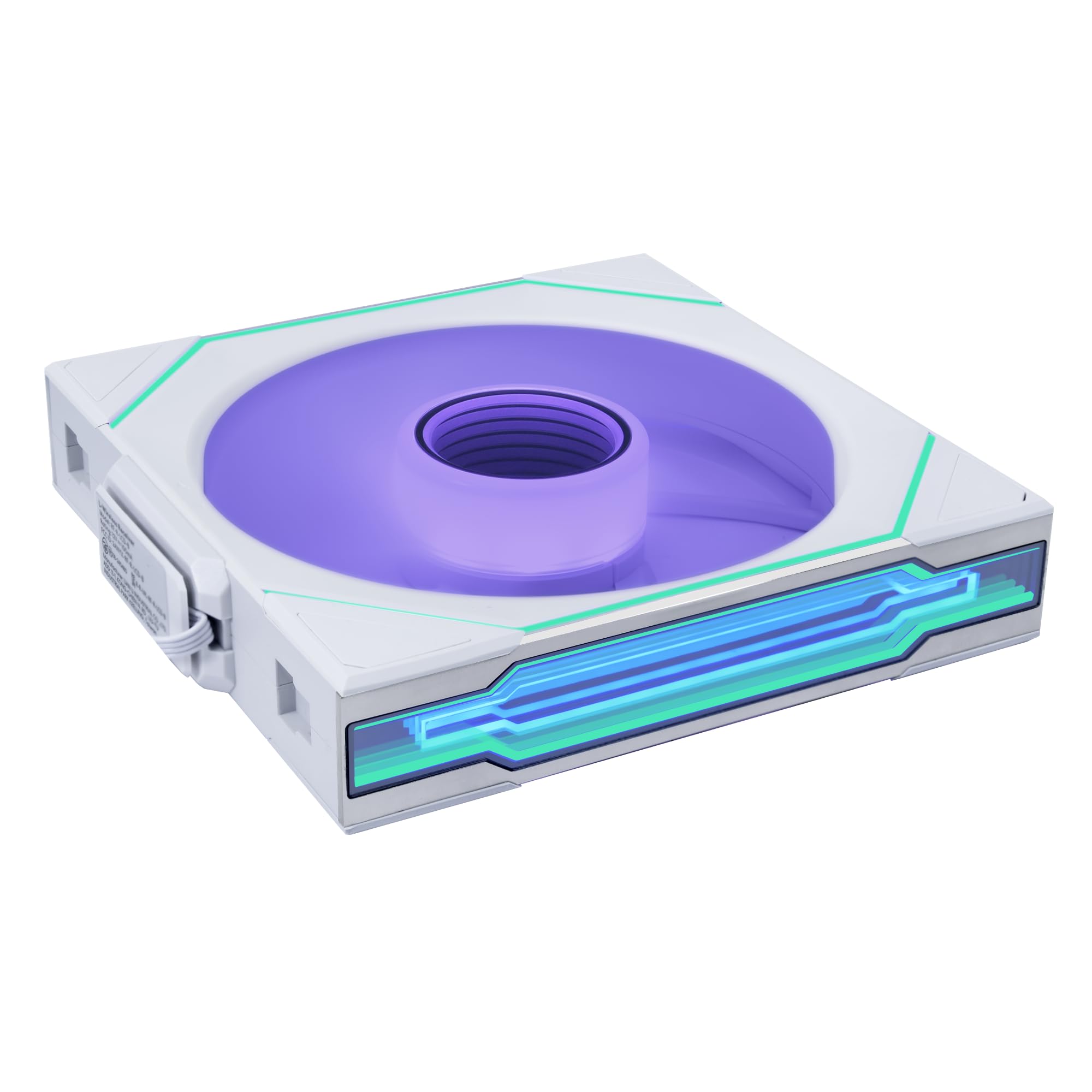 Front. Lian Li - UNI Fan SL-Infinity Wireless 140mm - Single - White.