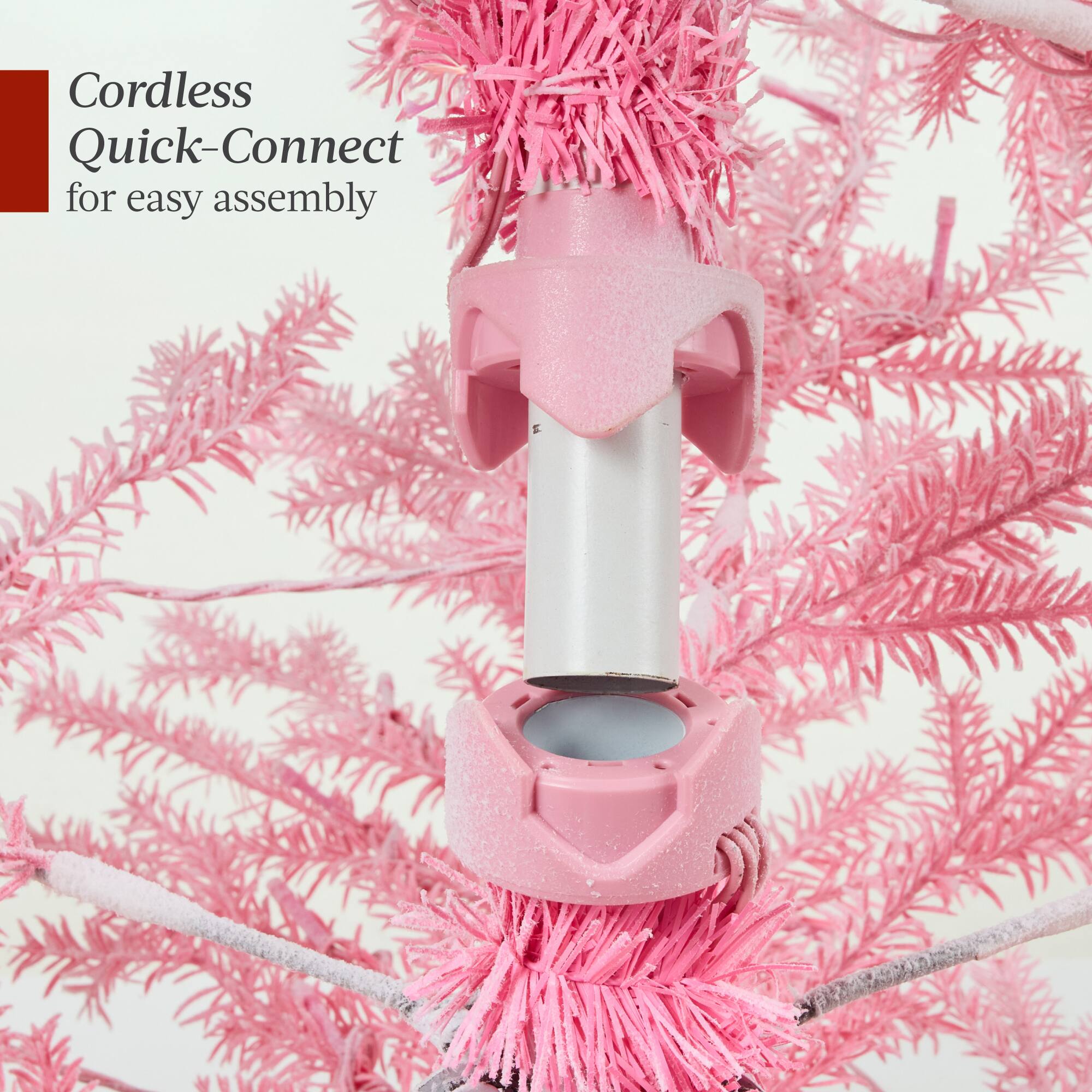 Cordless Quick-Connect for easy assembly
