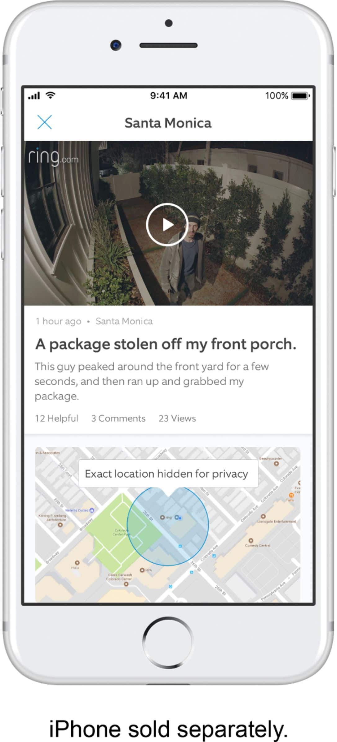 Alt View 15. Ring - Wi-Fi Smart Video Doorbell.
