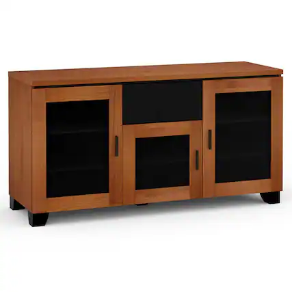 Front. Salamander Designs - Salamander Designs Chameleon Collection Elba 336 Triple Speaker Integrated Cabinet - American Cherry.