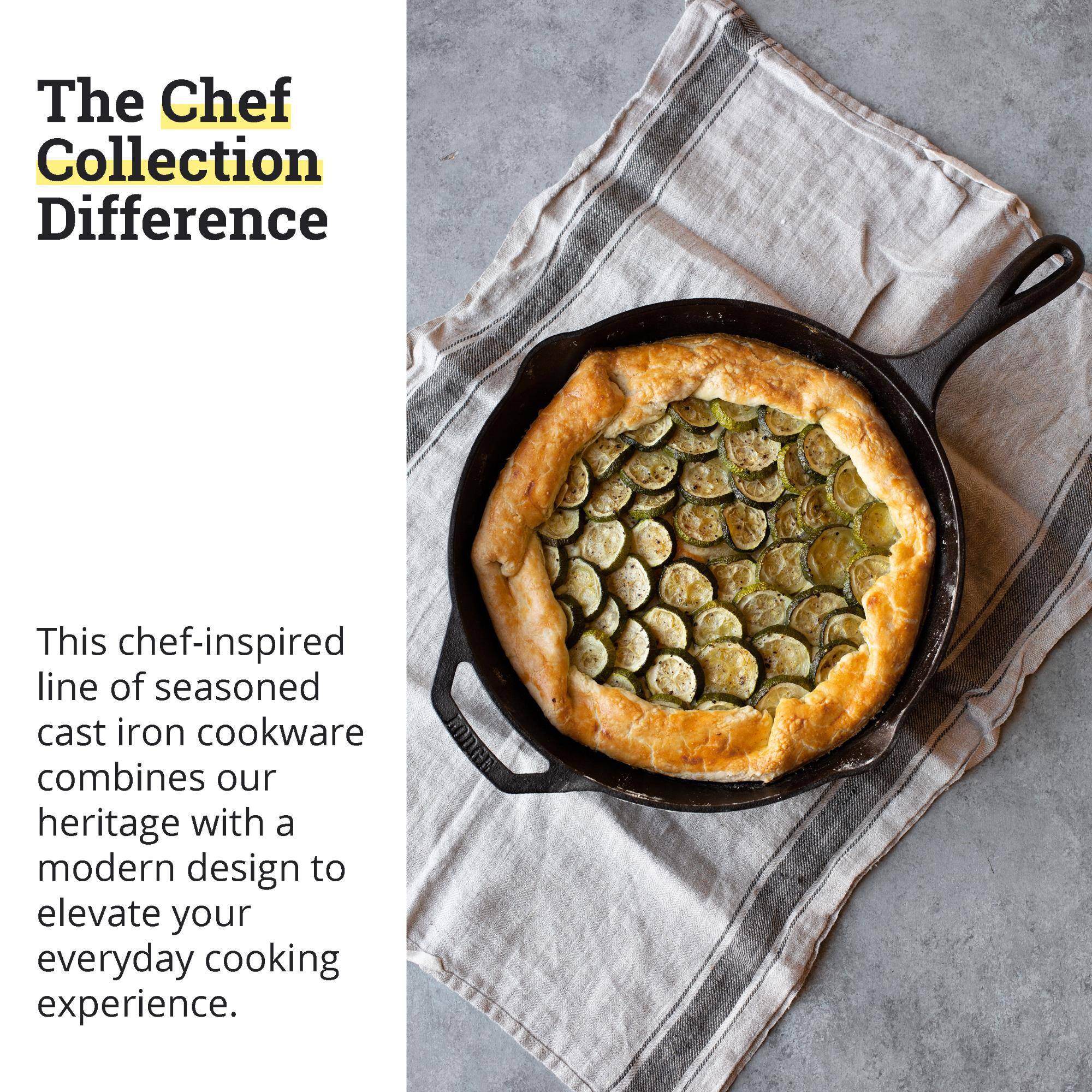 The Chef Collection Difference

This chef-inspired line of seasoned cast iron cookware combines our heritage with a modern design to elevate your everyday cooking experience.