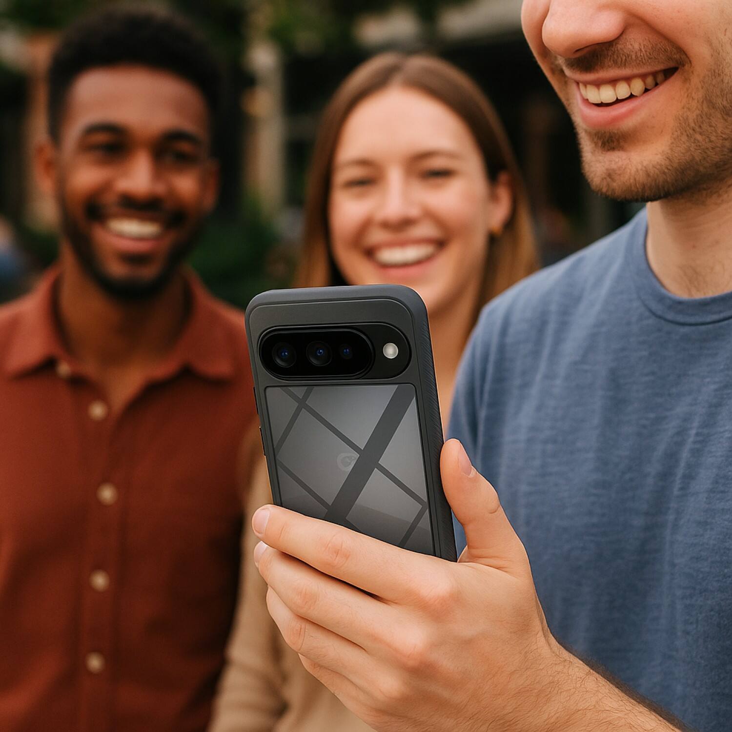 Alt View 6. SaharaCase - Raider Series Grip Case for Google Pixel 10 Pro XL - Scorpion Black - Black.