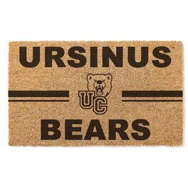 Jardine - Ursinus Bears 18" x 30" Team Logo Doormat - Brown