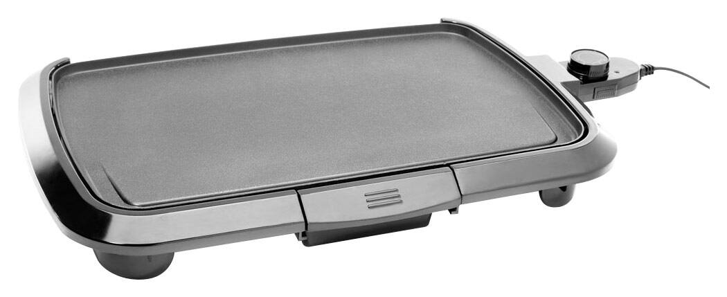Angle. Chefman - Electric Griddle - Black.