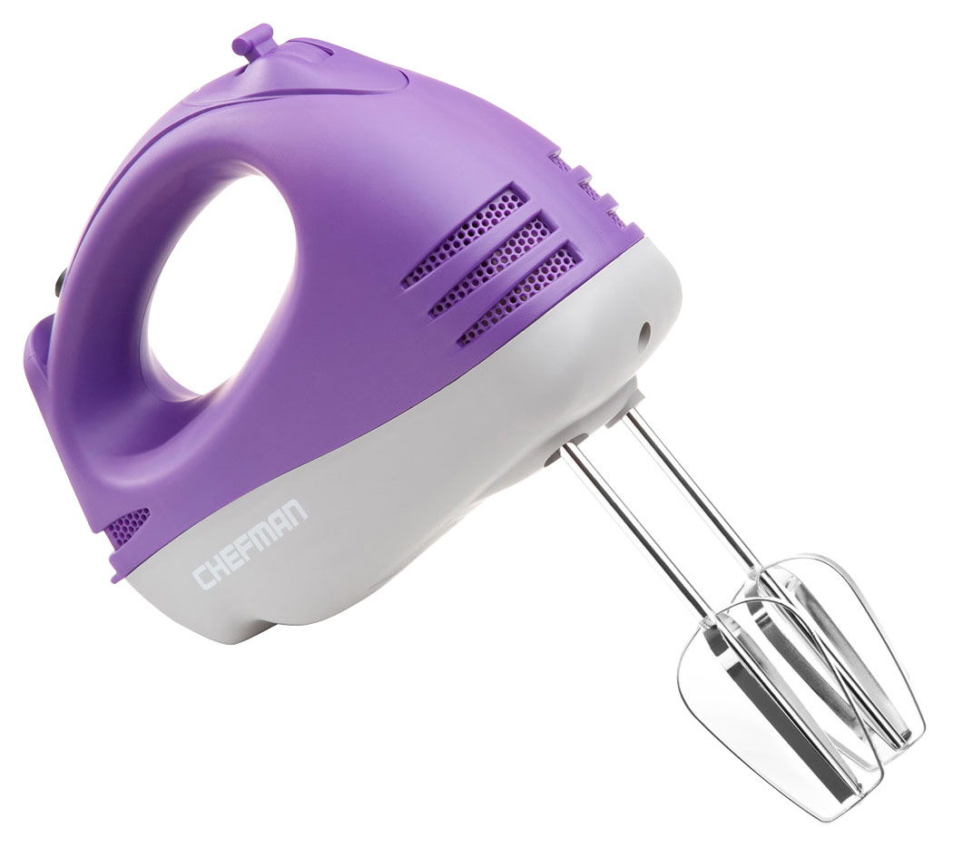 HOLSTEIN HOUSEWARES 6-Speed 250-Watt Lavender Hand Mixer with