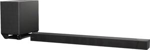 Sony - 7.1.2-Channel Hi-Res Soundbar with Wireless Subwoofer and Dolby Atmos - Black - Front_Zoom