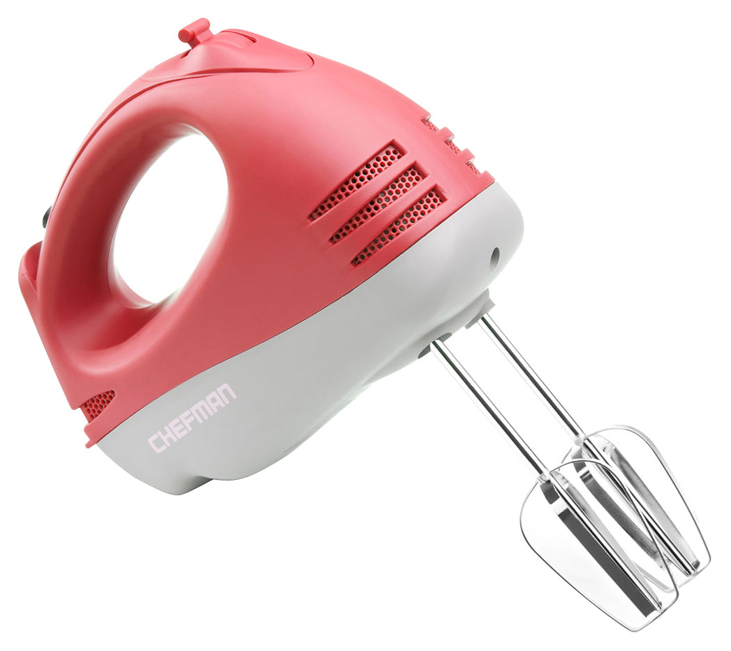 Empire Red RJ17-V2-RED NEW! Chefman Ultra Power 5-Speed Hand Mixer 