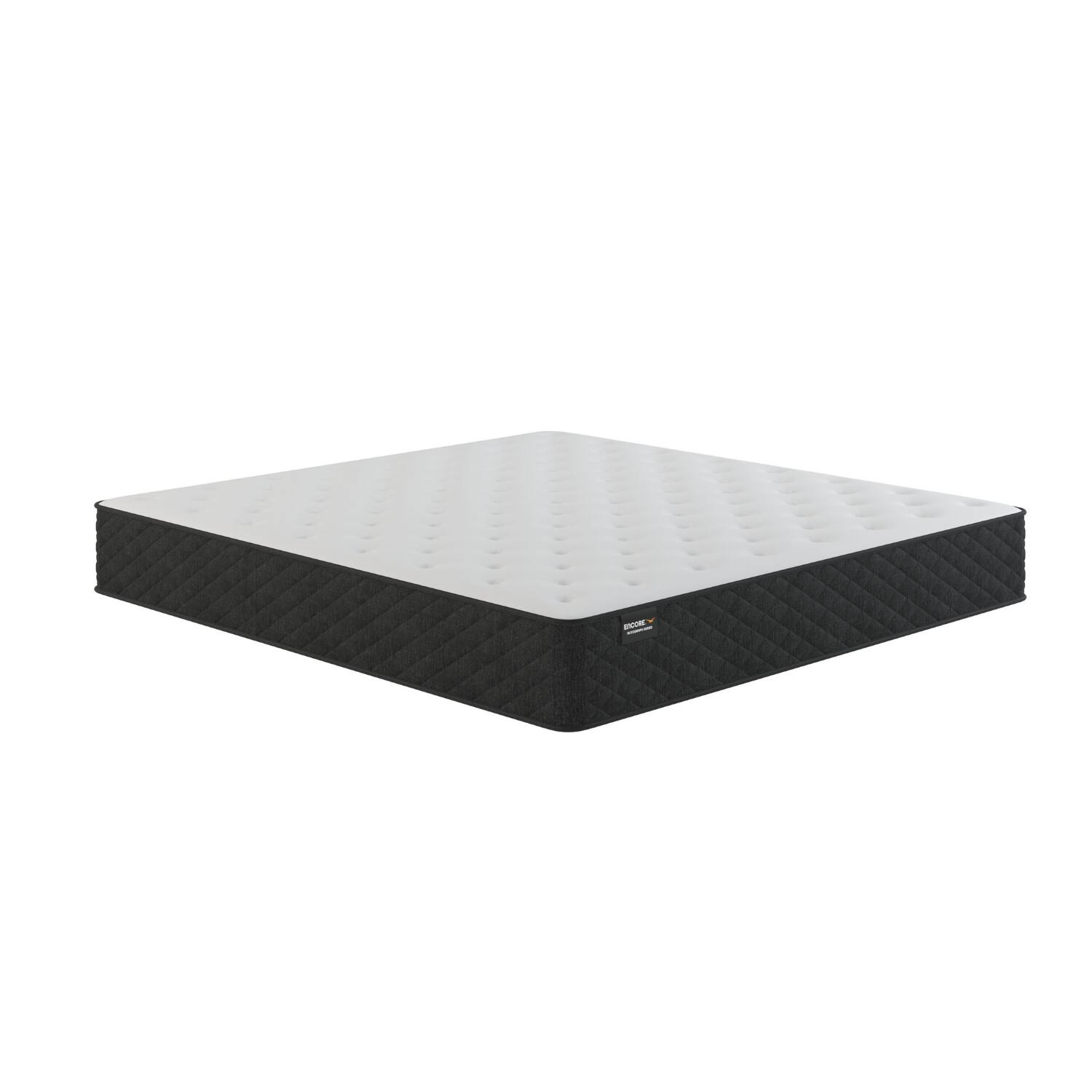 Front. Encore - 10.5" Twin BIAB Hybrid Mattress - Medium Firm M3024-03 - Black.