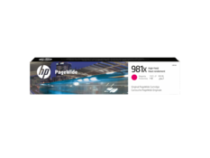 2p hp PageWide 981x High Yield Haut rendement Magenta Purpurowy Original PageWide Cartridge Cartouche PageWide Originale LOR10A