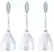 Angle. Philips Sonicare - E-Series Brush Heads (3-Pack) - White.