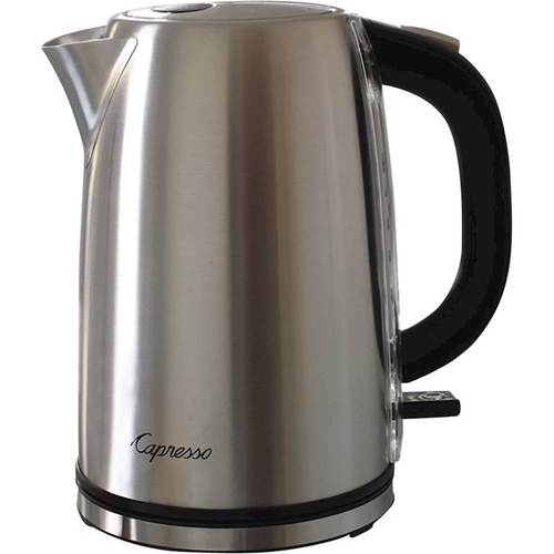 Capresso - H2O Steel 57-Oz. Electric Kettle - Stainless Steel