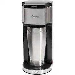 Capresso - On-the-Go Personal Coffee Maker - Stainless Steel