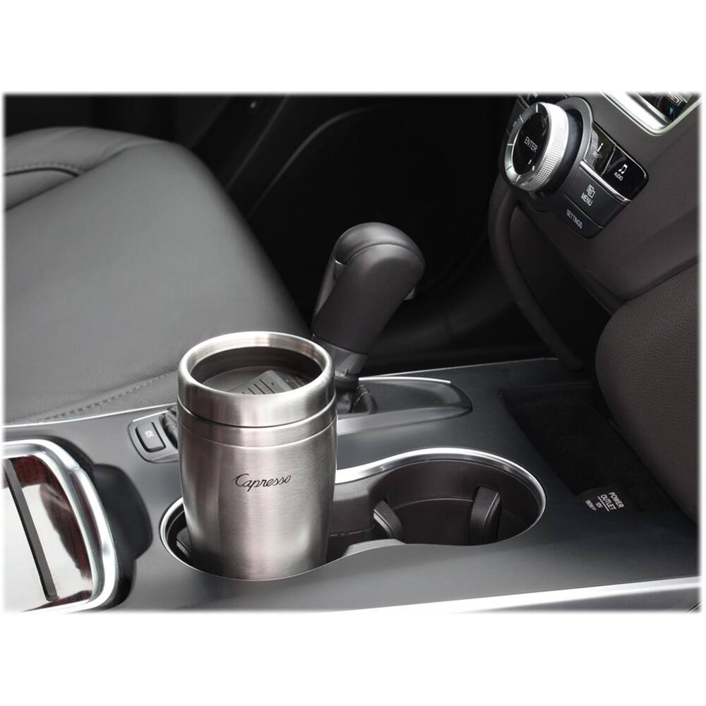 Alt View 14. Capresso - On-the-Go Personal Coffee Maker - Stainless Steel.